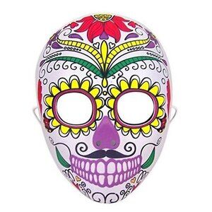 Halloween Day Of The Dead Tête de Mort Calavera Costume Masque Dia Los Muertos